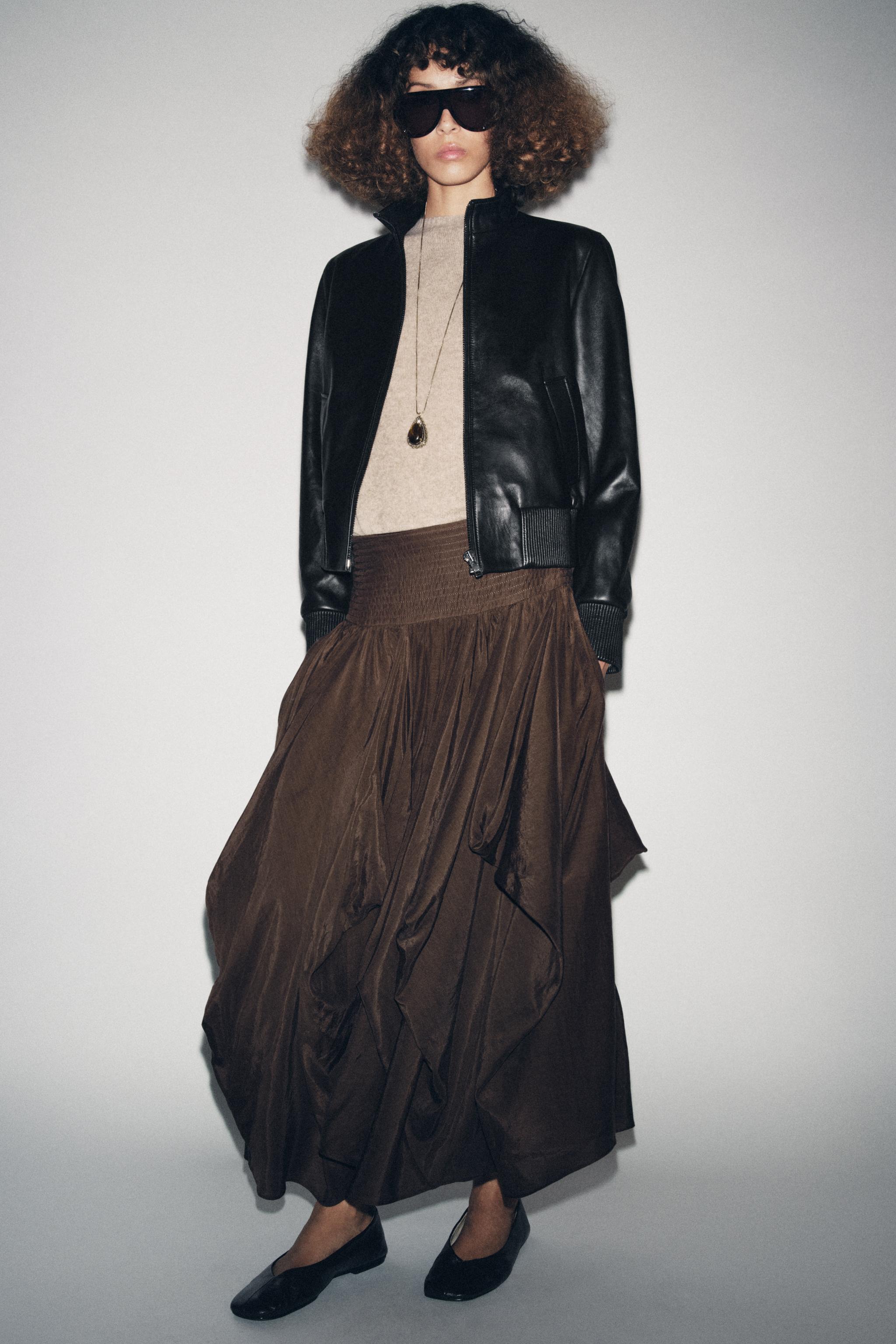 JUPE MI-LONGUE À VOLUME ZW COLLECTION